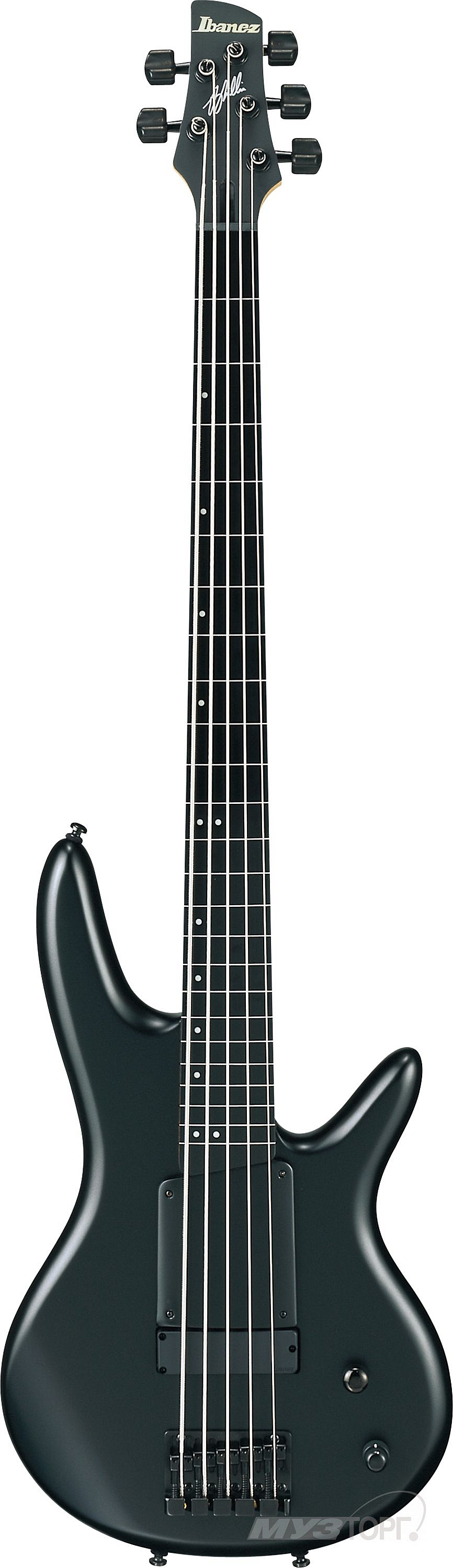 Ibanez GWB35 Black Flat 5-струнная бас-гитара | Продукция IBANEZ