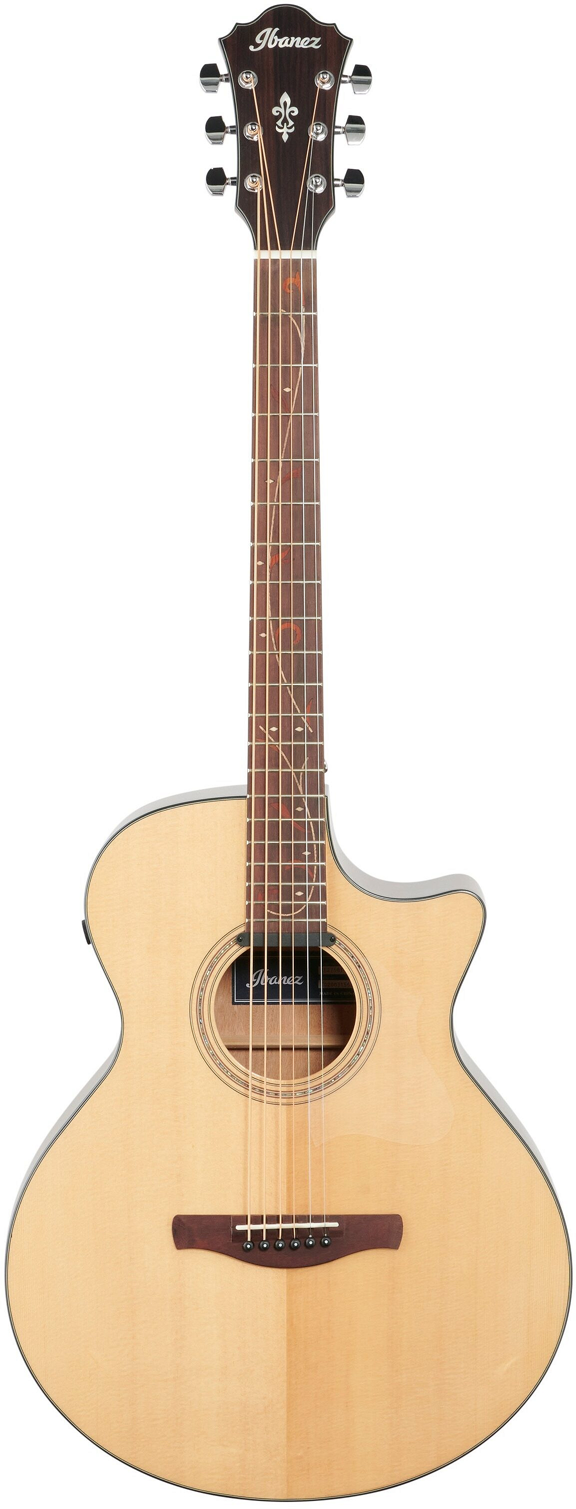 Акустическая гитара баритон IBANEZ AE275BT-LGS | Продукция IBANEZ